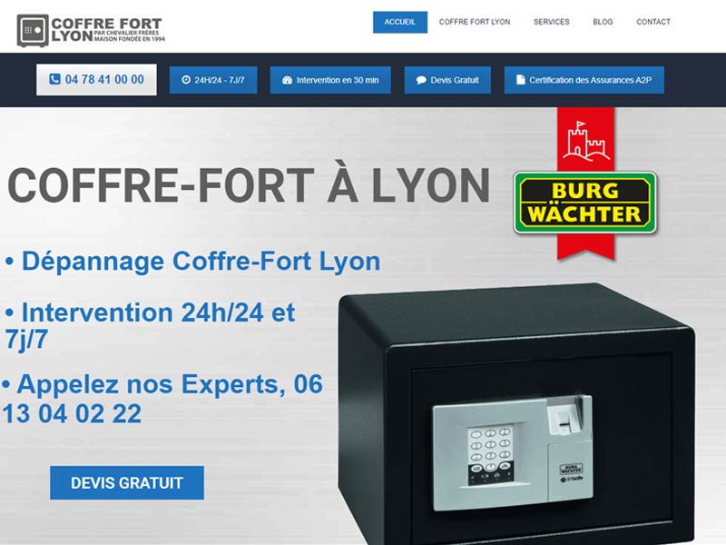 Coffre fort lyon – Revendeur Burg Wachter