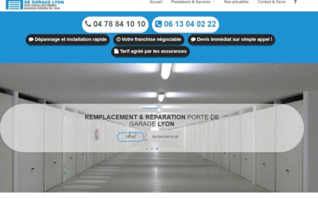Porte de garage à Lyon